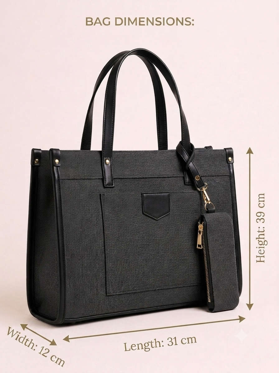 The Everyday Power Tote - Black