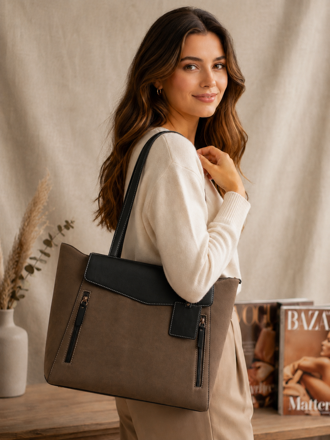 The Metropolitan Tote - Brown