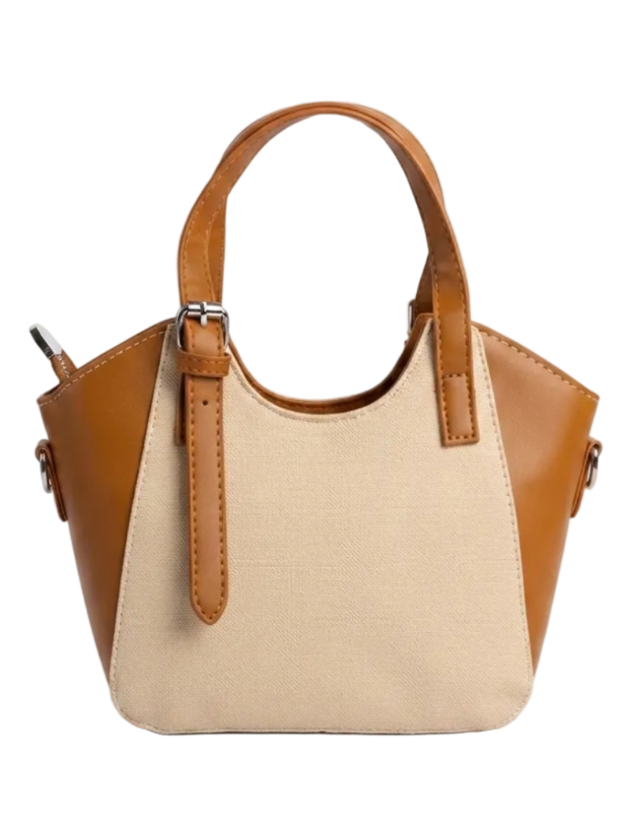 Beige Caramel Mini Carry Bag