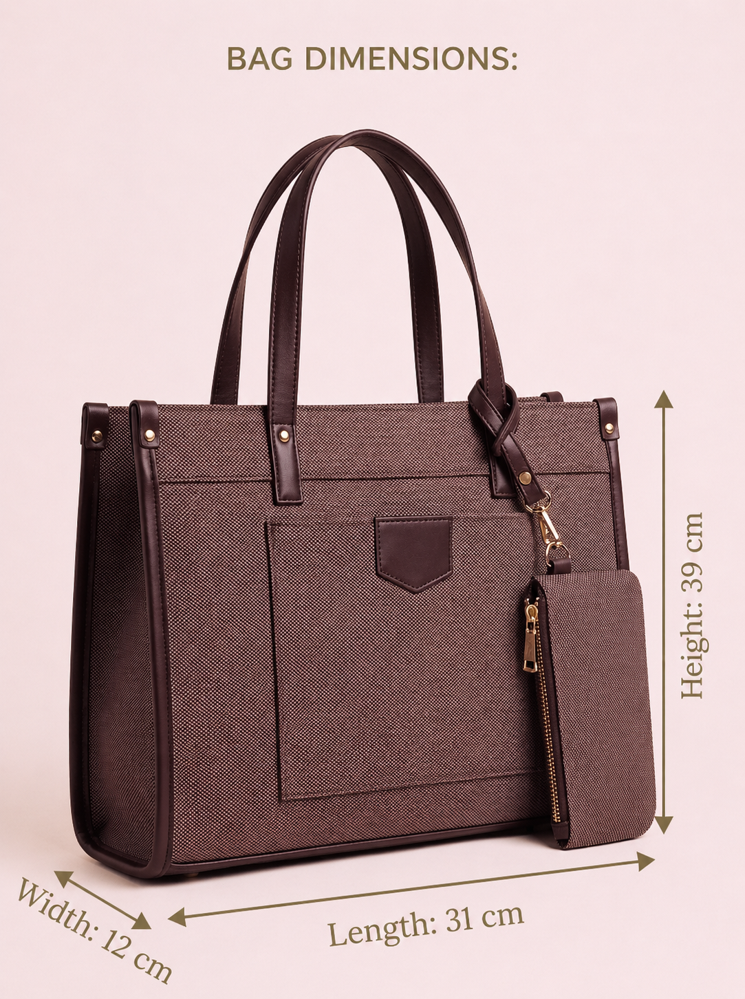 The Everyday Power Tote - Wine