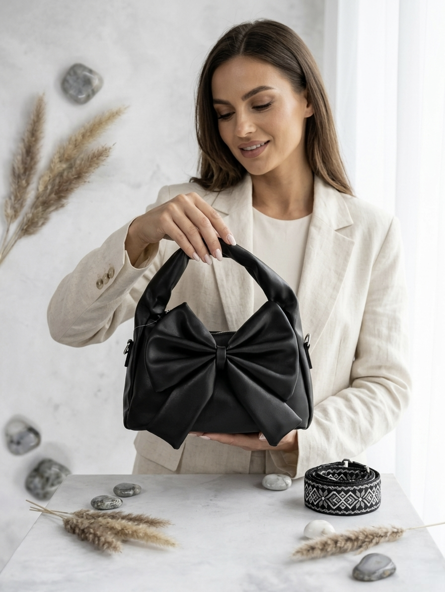 Midnight Noir Bow Mini
