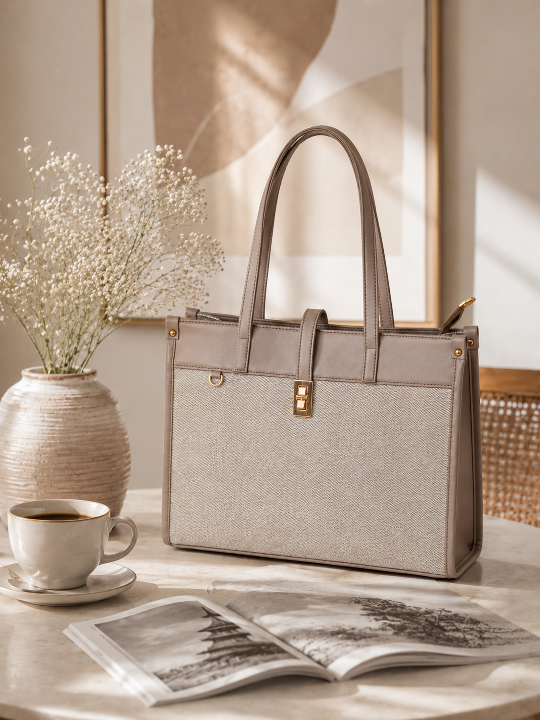 Carry It All Tote - Mauve